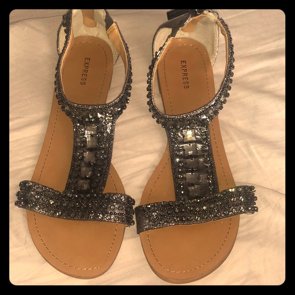 Dressy flat sandals